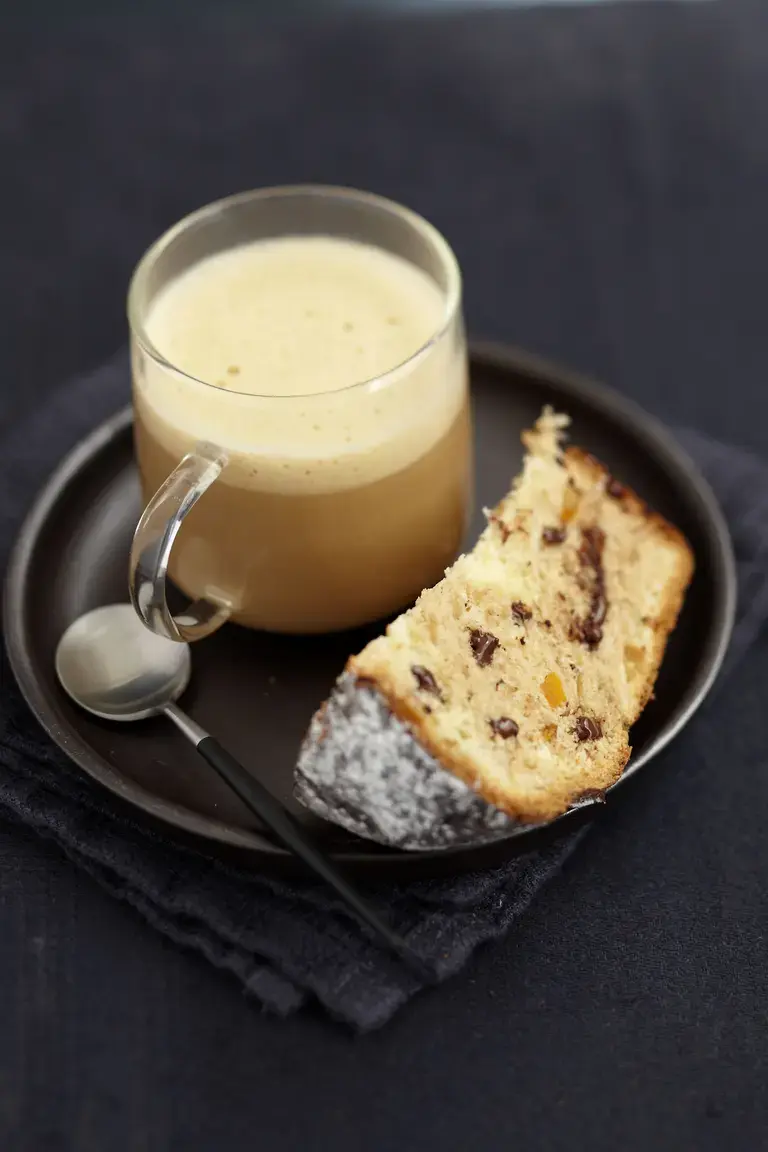 Panettone aux pepites de chocolat et orange confite