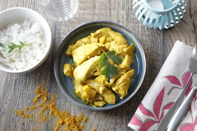 Poulet au curry cook expert