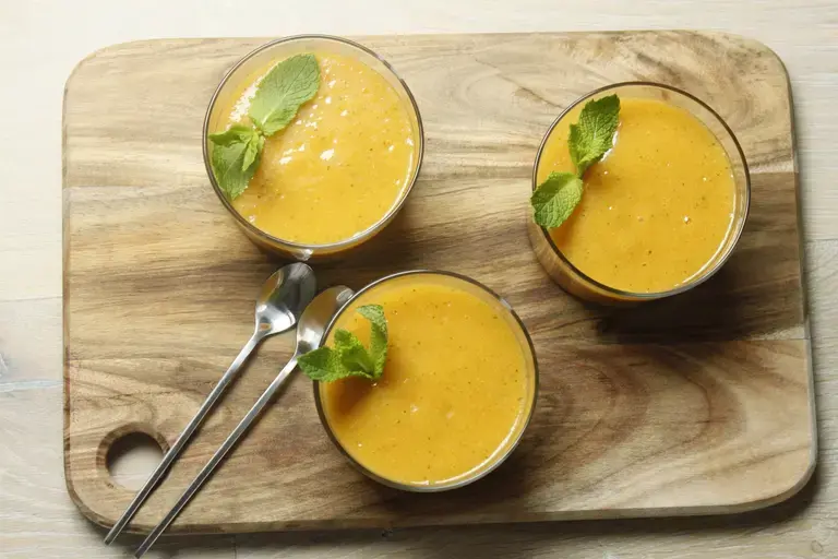 Smoothie melon mangue menthe à l'Arome