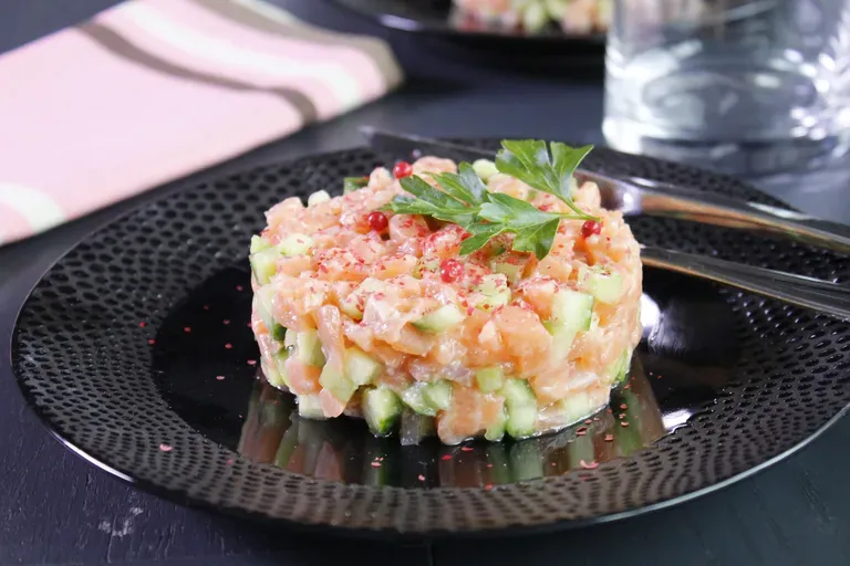Tartare aux 2 saumons
