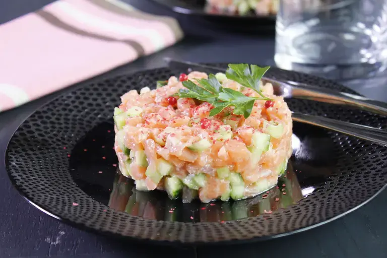 Tartare aux 2 saumons