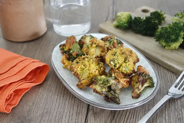 Brocolis panés au air fryer