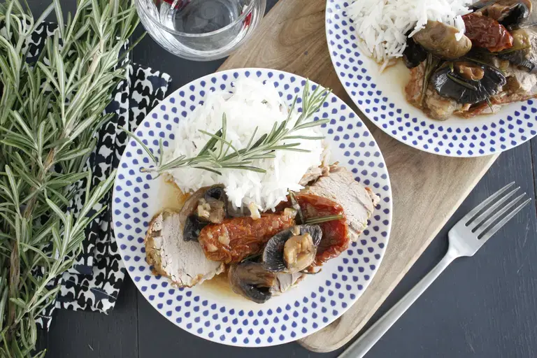 Filet mignon de porc aux champignons Cookeo