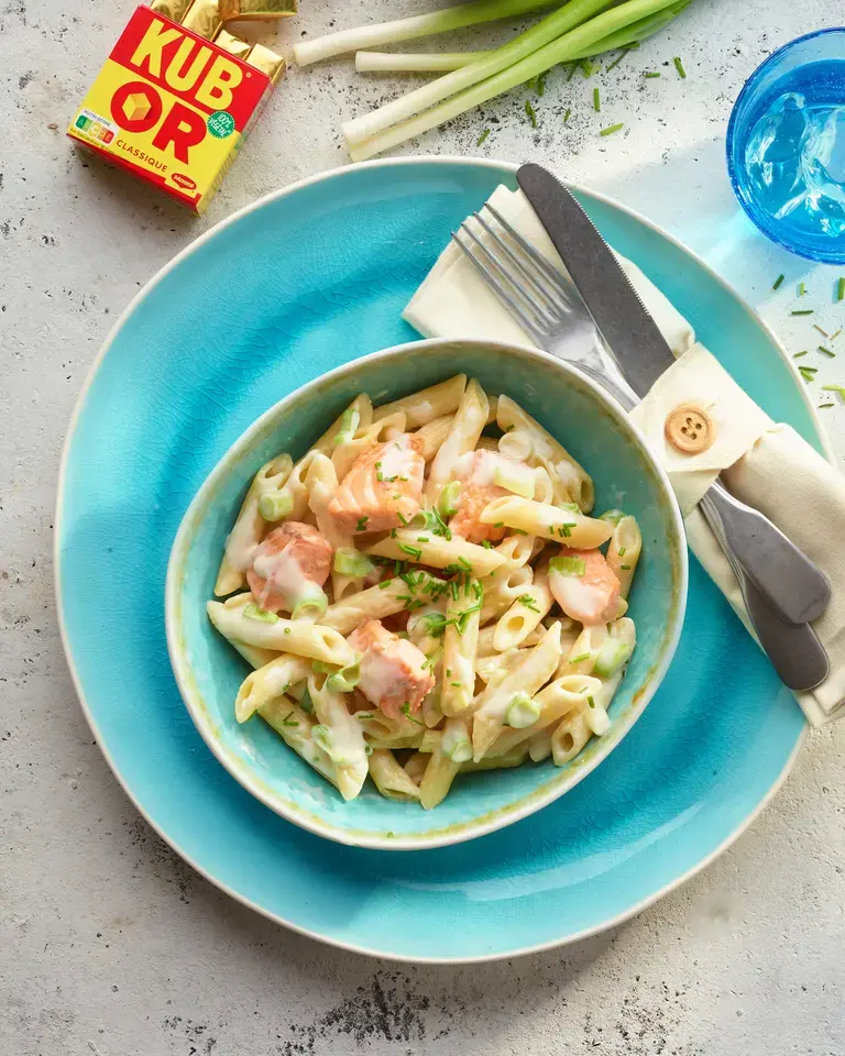 Penne au saumon