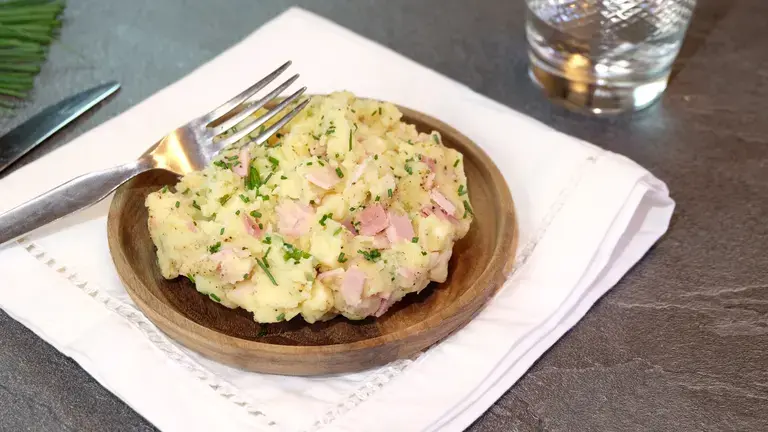 Salade de pommes de terre au jambon
