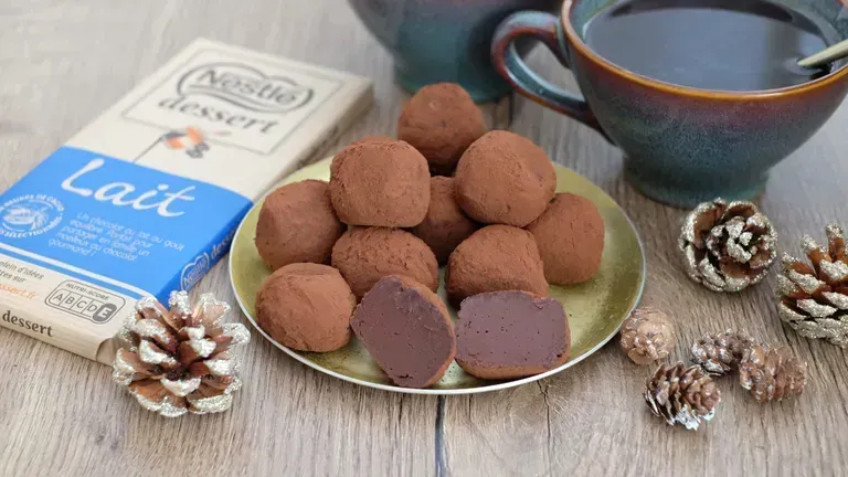 Truffes légères au chocolat