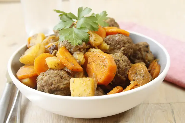 tajine de boulettes de boeuf
