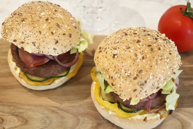 Burger végétarien aux légumes du soleil