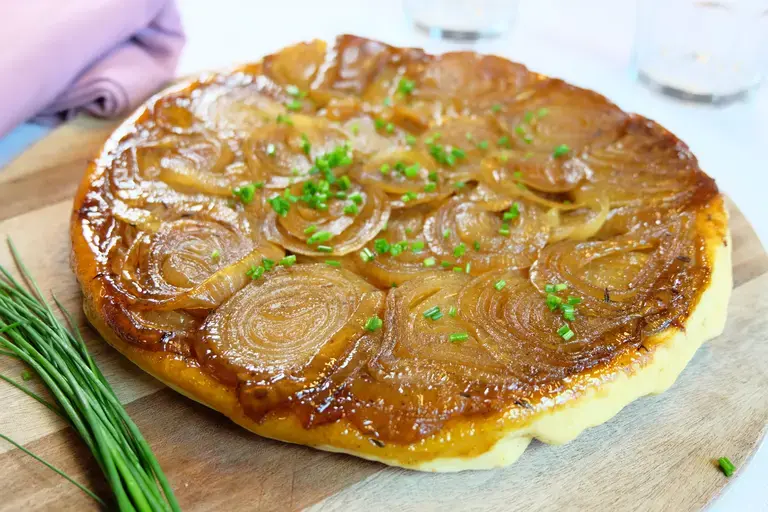Tarte tatin aux oignons