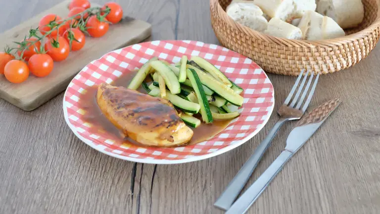 Poulet miel citron moutarde