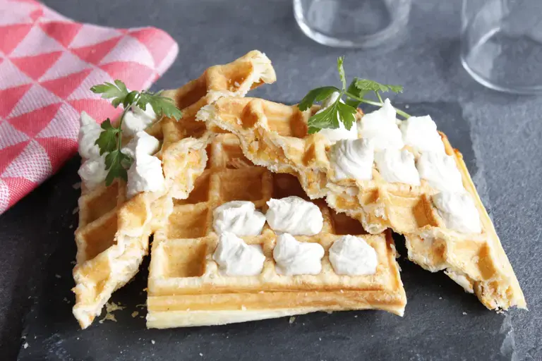 Gaufres au chèvre