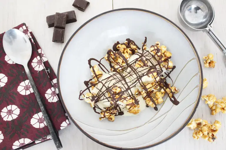 Pop corn au chocolat