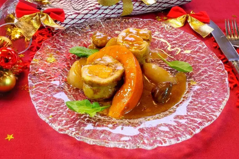 Cuisses de volaille farcies de Noël