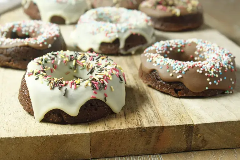 Moelleux au chocolat façon donuts