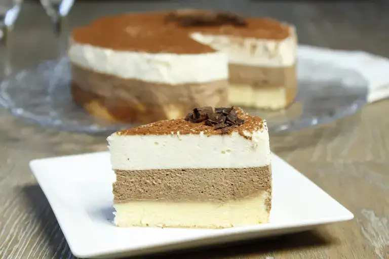 Bavarois aux 2 chocolats