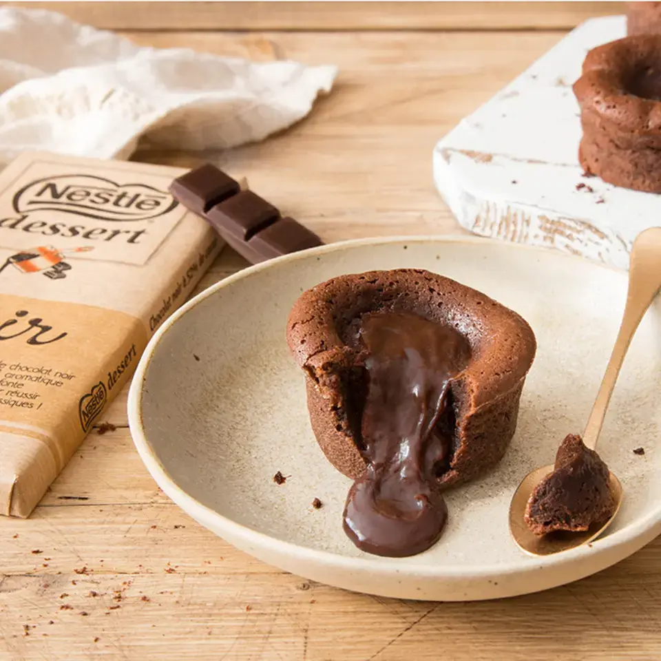 Coeur coulant chocolat Noir Nestlé Dessert-1