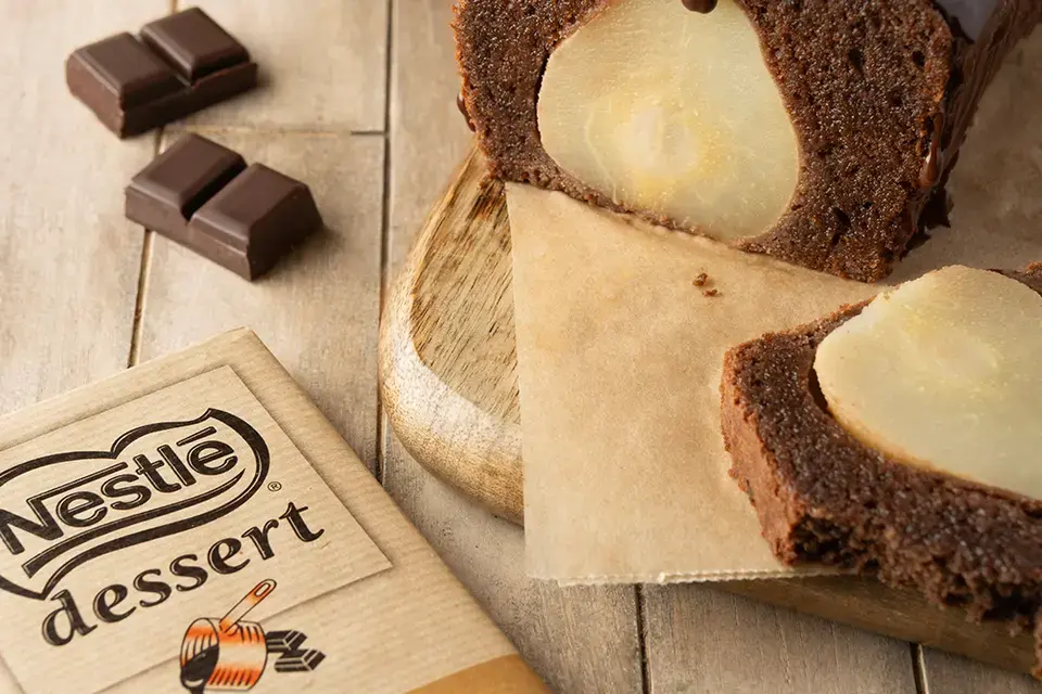 cake poire chocolat