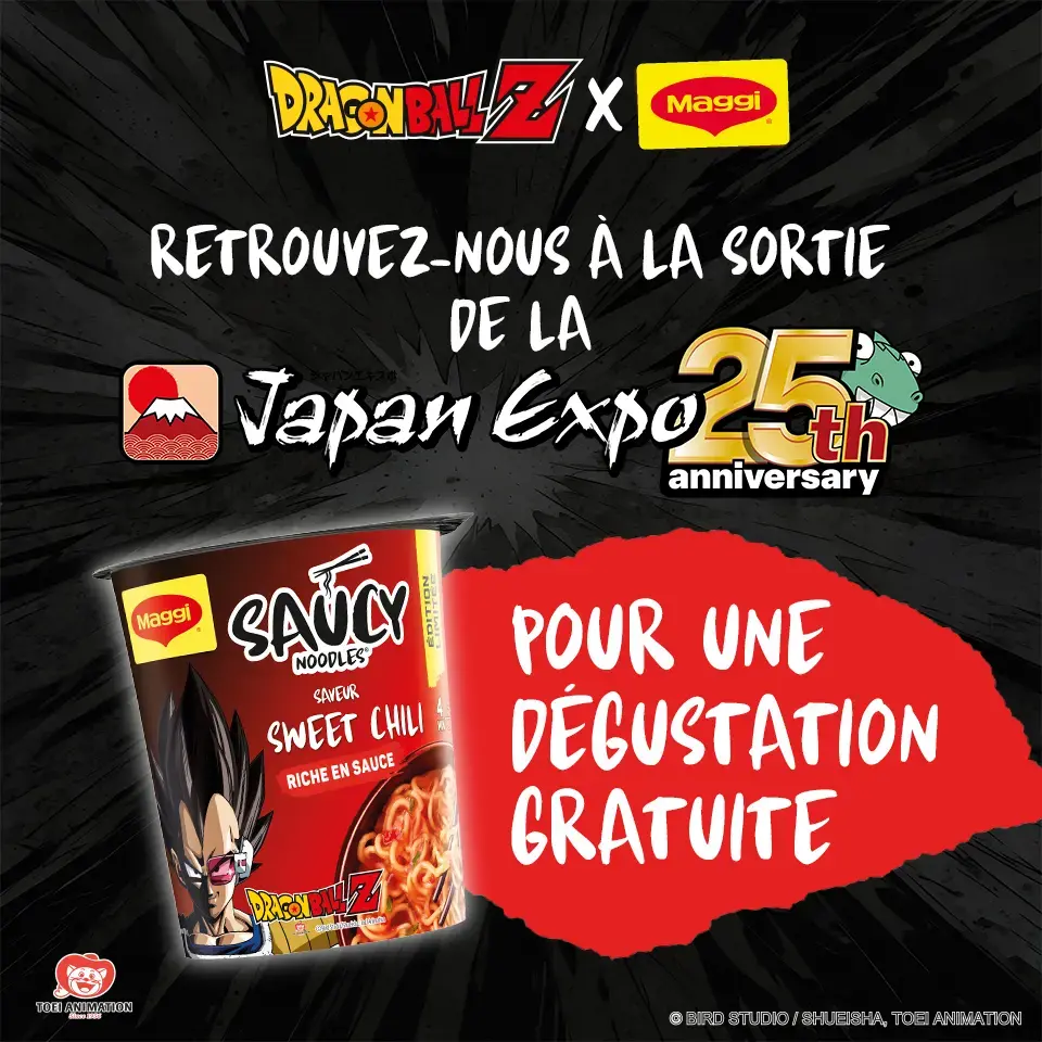 Bannière DBZ x Maggi Japan Expo