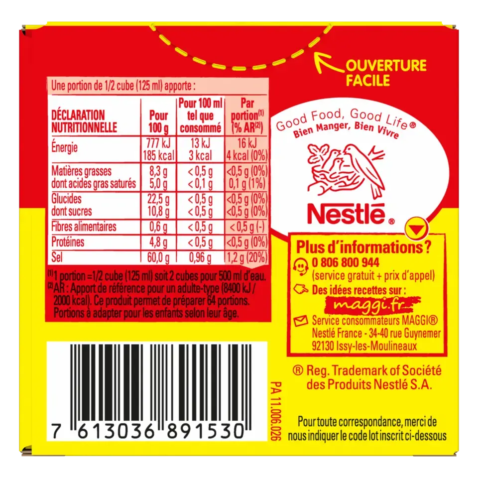 MAGGI KUB OR L'Original - 128g