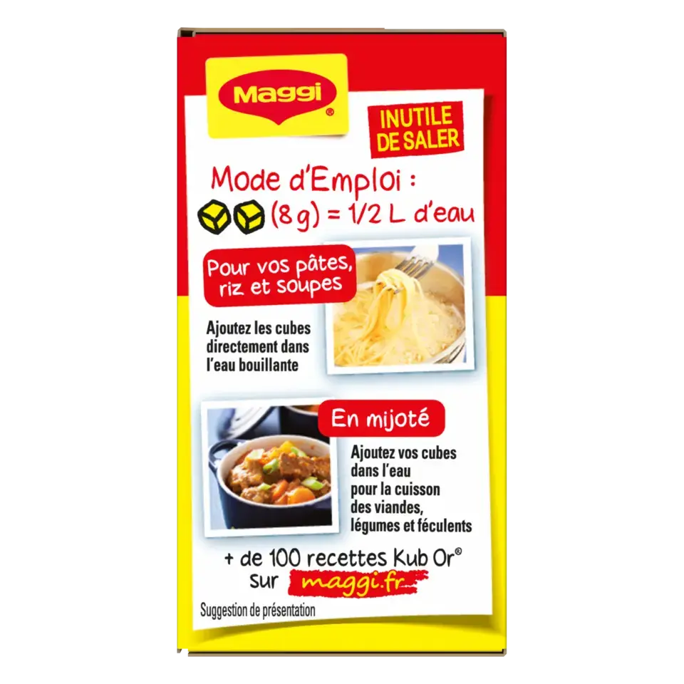 MAGGI KUB OR L'Original - 128g