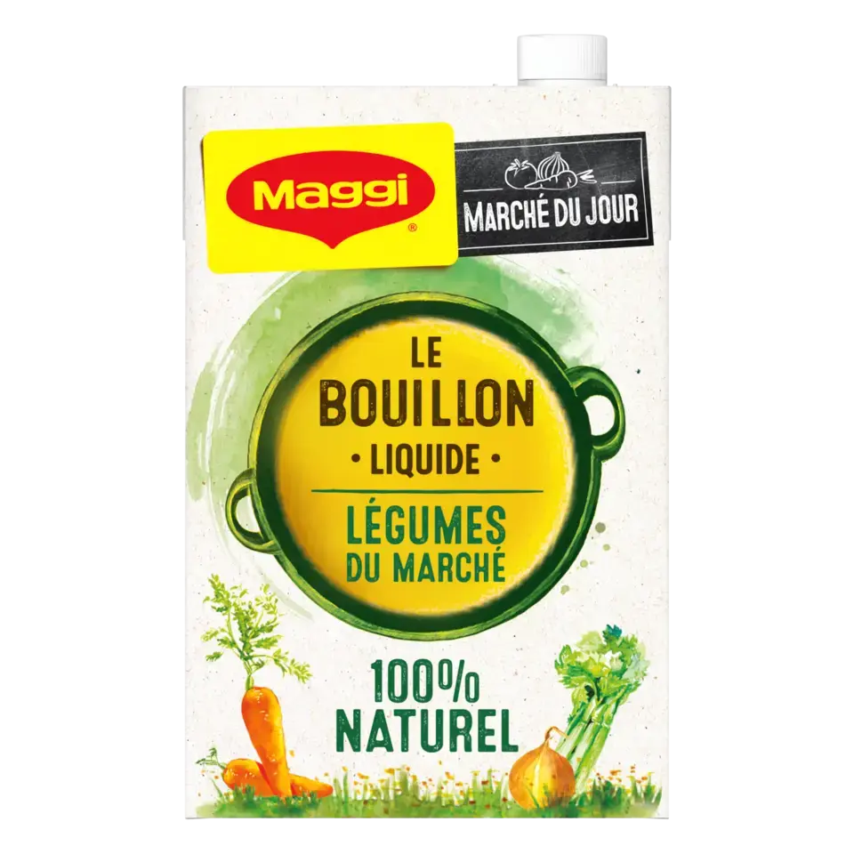 MAGGI Broth Liquid Vegetable Brick 10x400ml FR