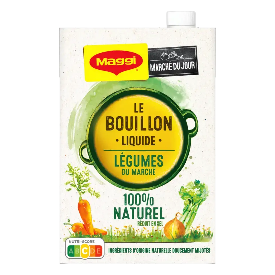 MAGGI Broth Liquid Vegetable Brick 10x400ml FR