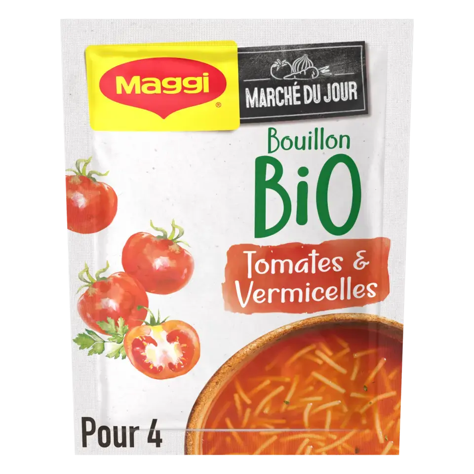 MAGGI BIO Soupe Bouillon Tomate Vermicelle 70g