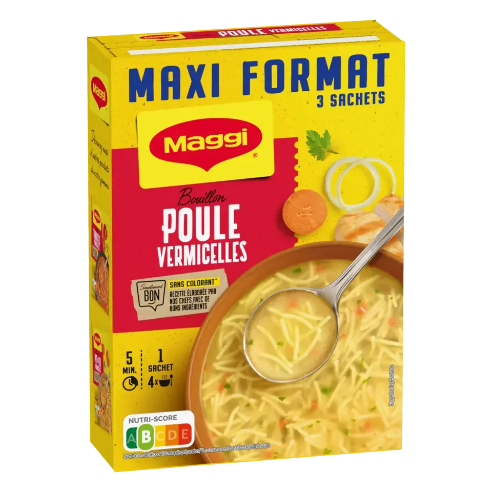 MAGGI Soup Chicken Vermicelli Carton 3x59g FR