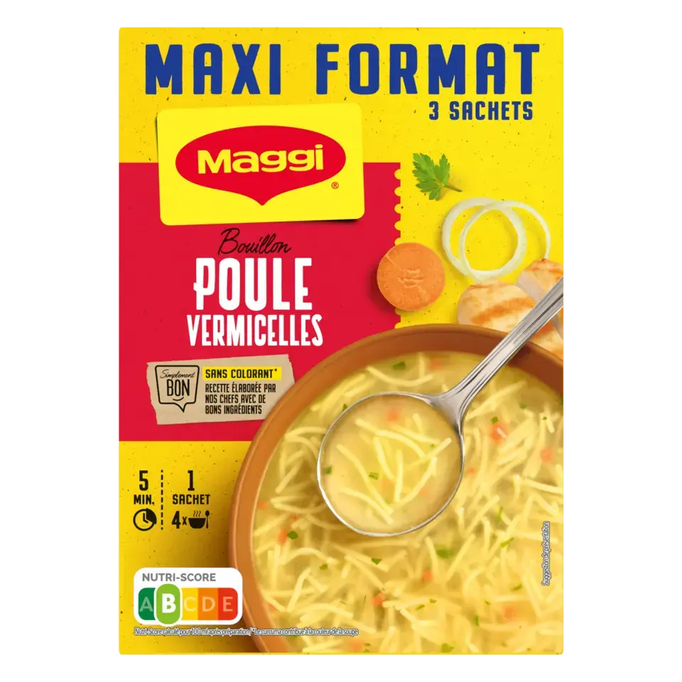 MAGGI Soup Chicken Vermicelli Carton 3x59g FR