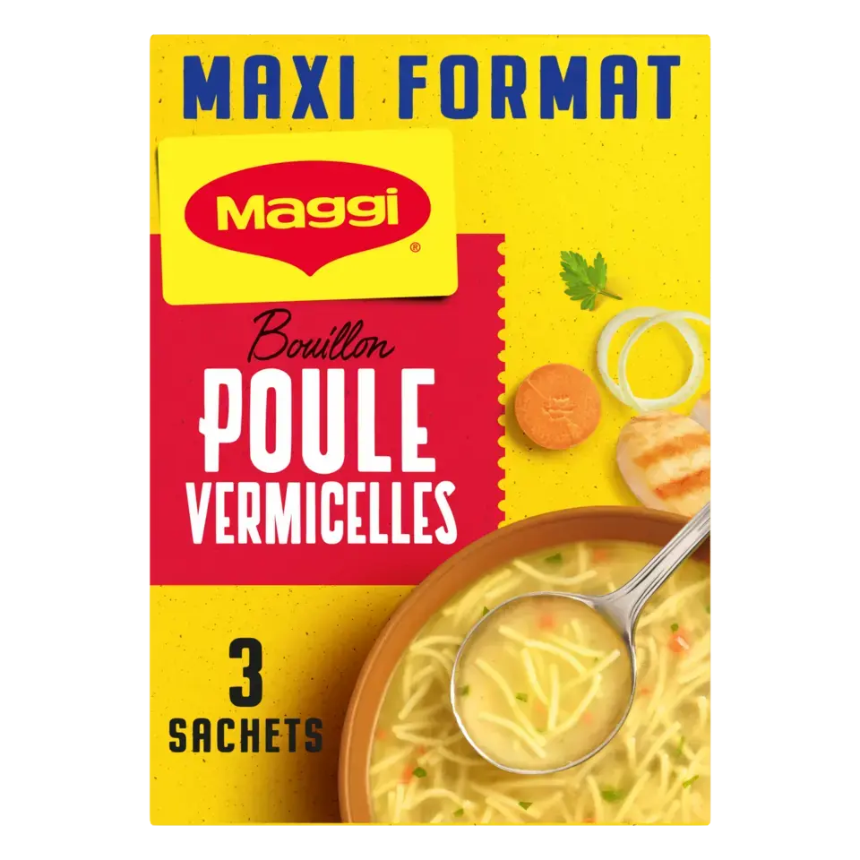 MAGGI Soup Chicken Vermicelli Carton 3x59g FR