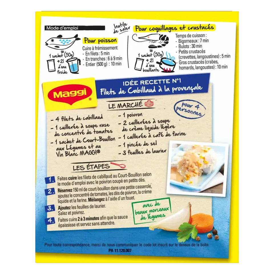 MAGGI Court-Bouillon Carton 3x50g FR