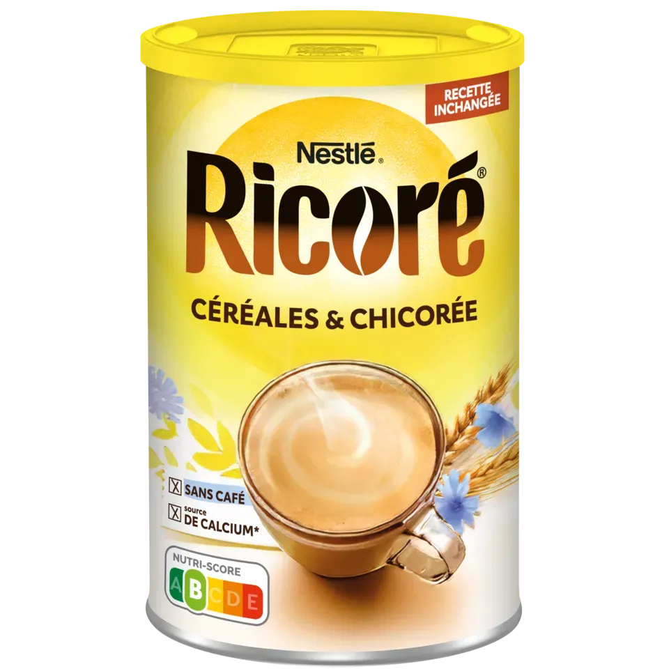 RICORÉ® aux céréales et à la chicorée solubles Boîte 250g