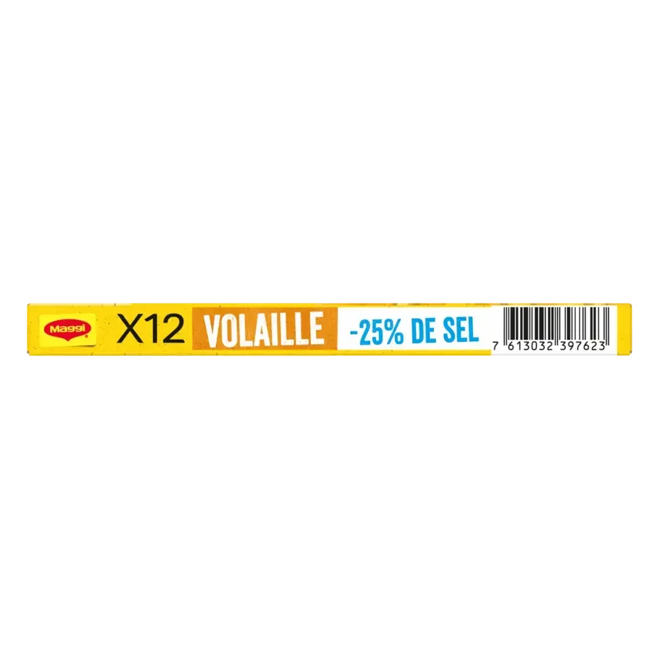 MAGGI Bouillon Poultry Low Salt Carton 20x120g FR