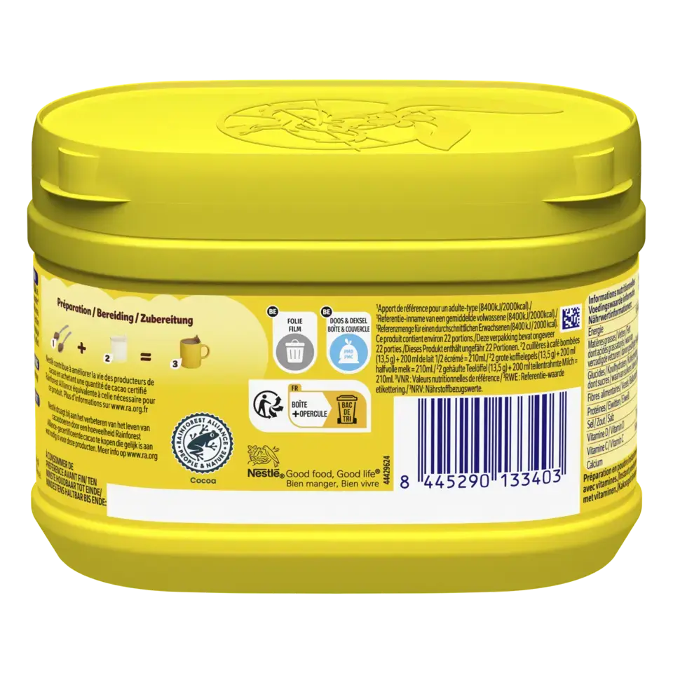 NESQUIK Poudre Cacaotée boîte 300g