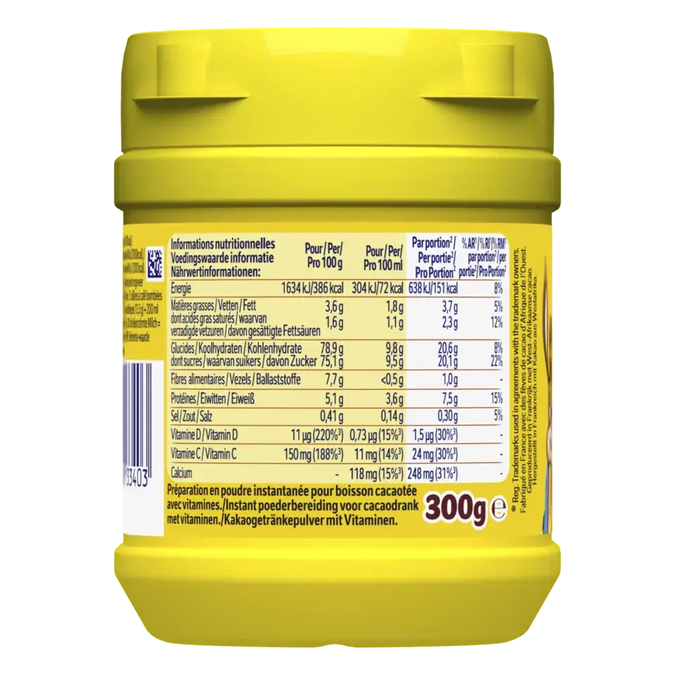 NESQUIK Poudre Cacaotée boîte 300g