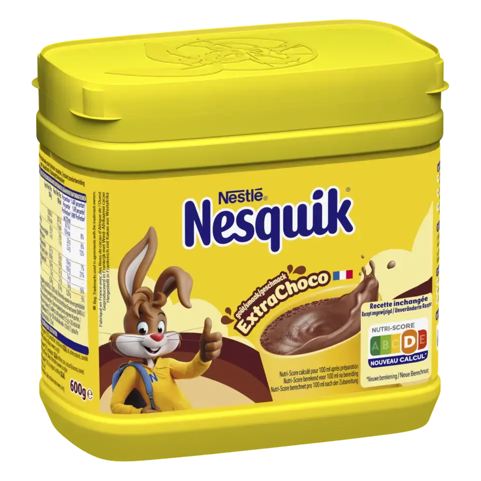 NESQUIK Gout EXTRA CHOCO Poudre Cacaotée boîte 600g