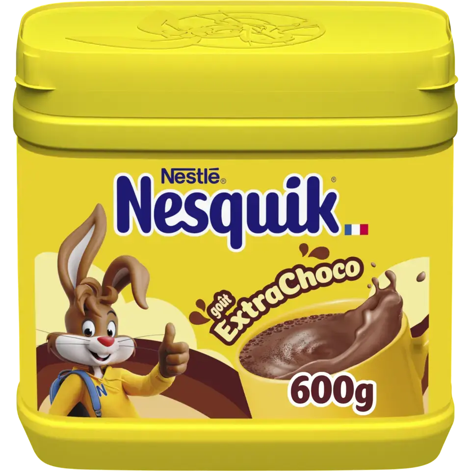 NESQUIK Gout EXTRA CHOCO Poudre Cacaotée boîte 600g