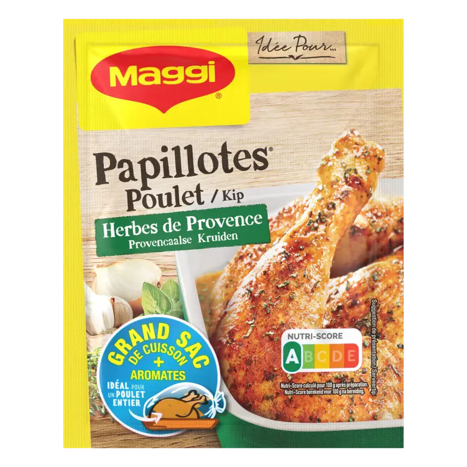 MAGGI Papillotes Poulet Herbes de Provence 34g visuel-2