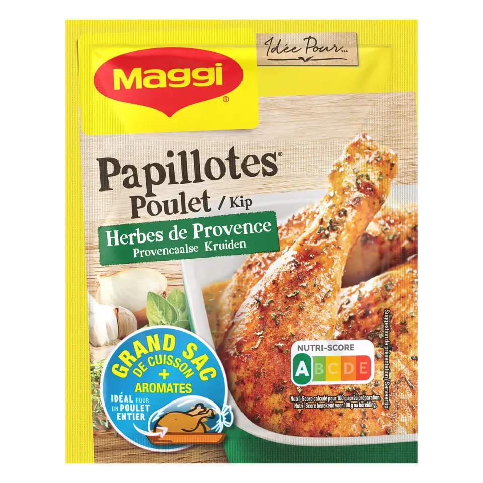 MAGGI Papillotes Poulet Herbes de Provence 34g visuel-1