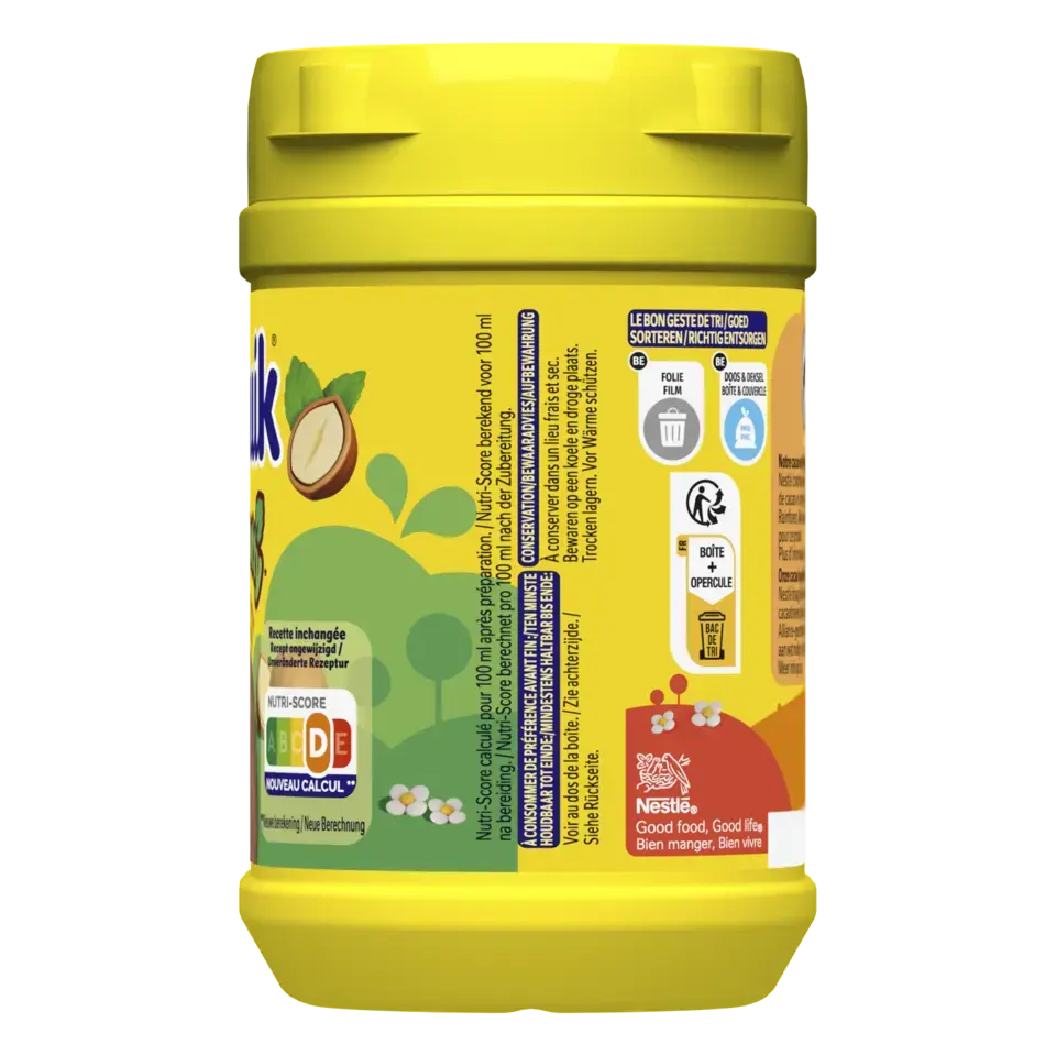 NESQUIK Choco Nutty goût Choco Noisette Poudre Cacaotée 350g