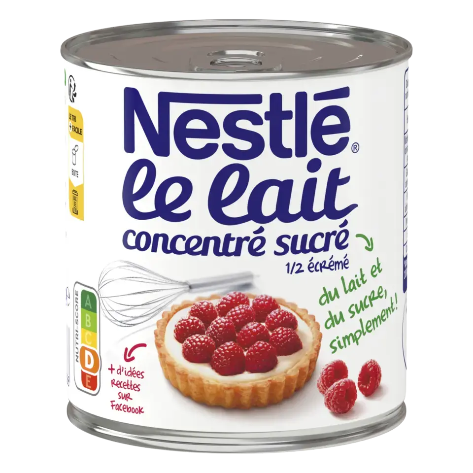 NESTLE® Lait Concentré Sucré 4% MG Boîte 397g