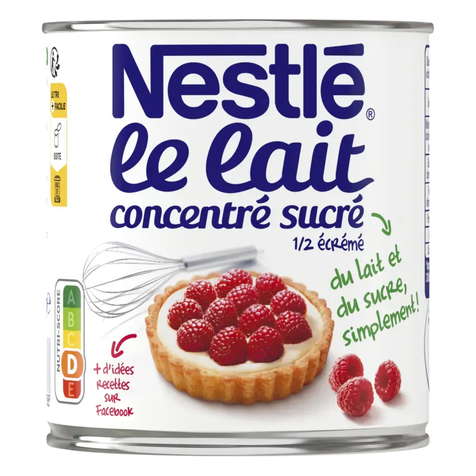NESTLE® Lait Concentré Sucré 4% MG Boîte 397g