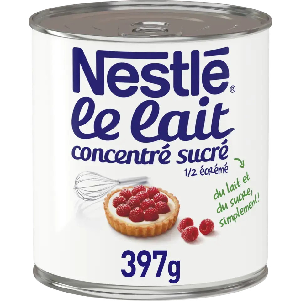 NESTLE® Lait Concentré Sucré 4% MG Boîte 397g