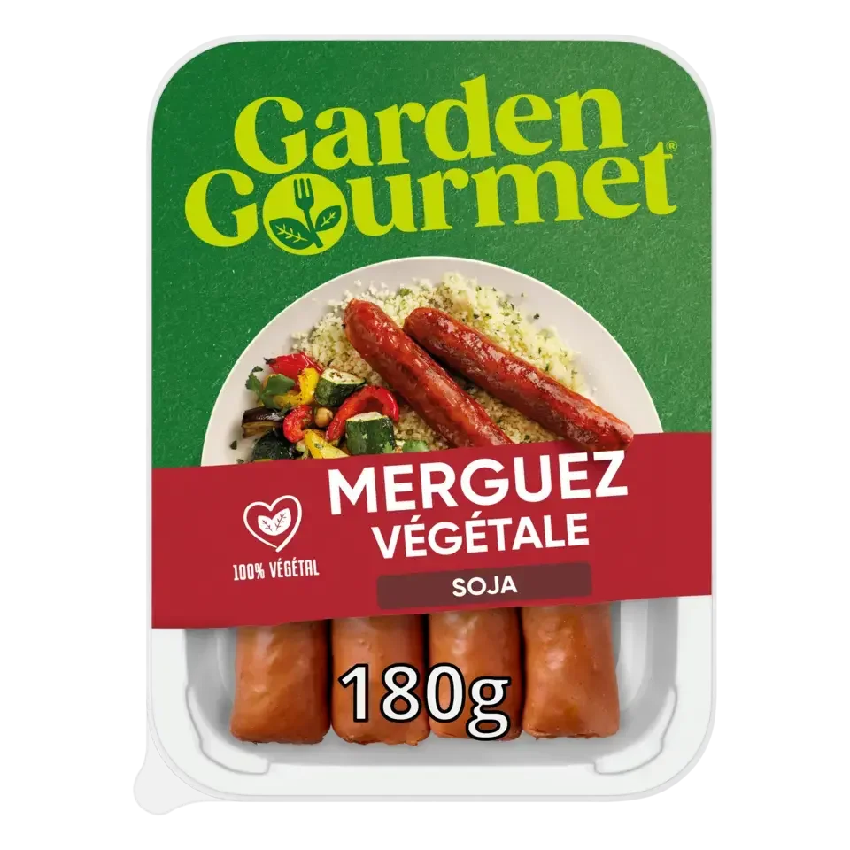 GARDEN GOURMET Merguez Végétale Soja 180g