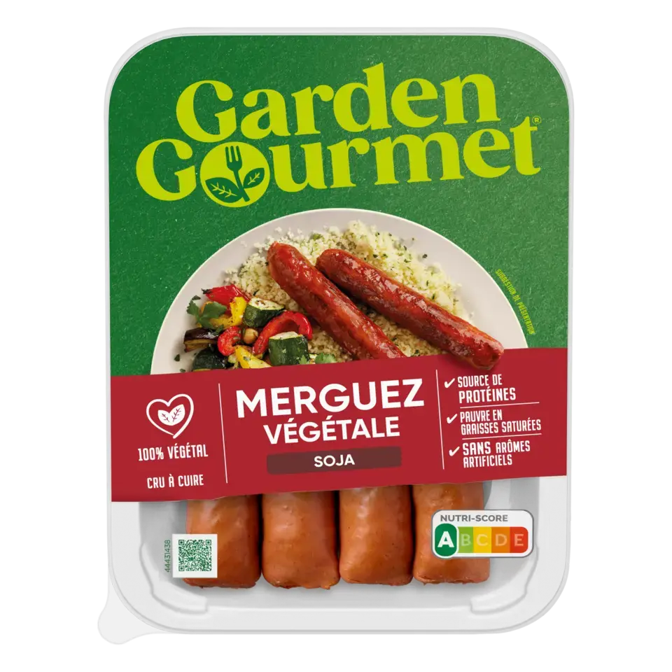 GARDEN GOURMET Merguez Végétale Soja 180g