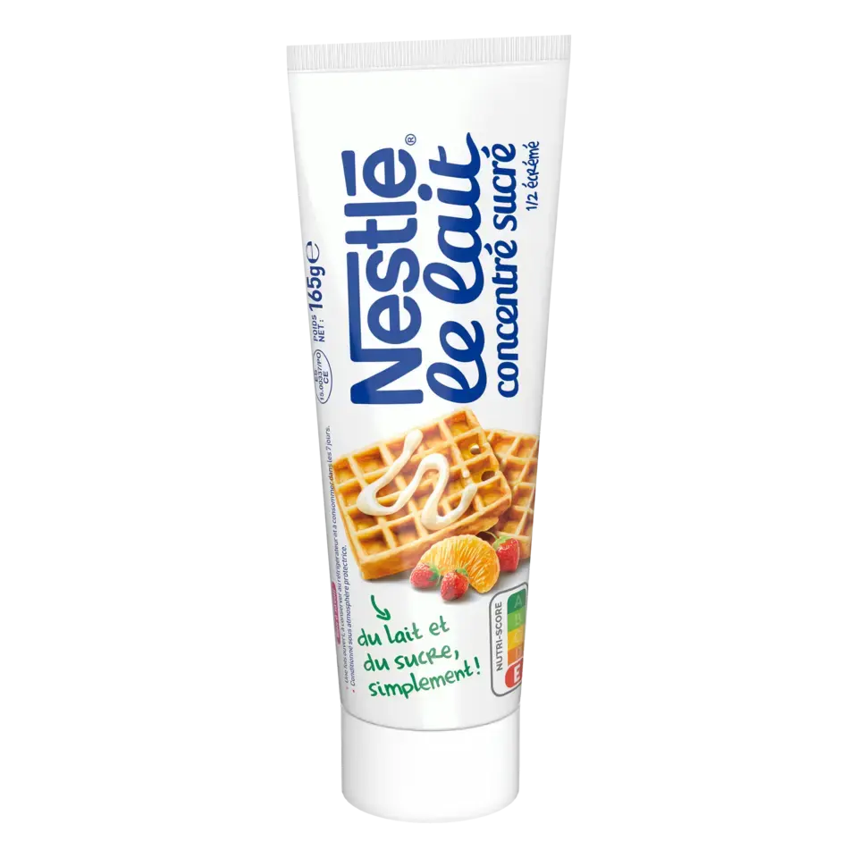 NESTLE Sweetened Condensed Milk 4% Tube 24x165gr FR