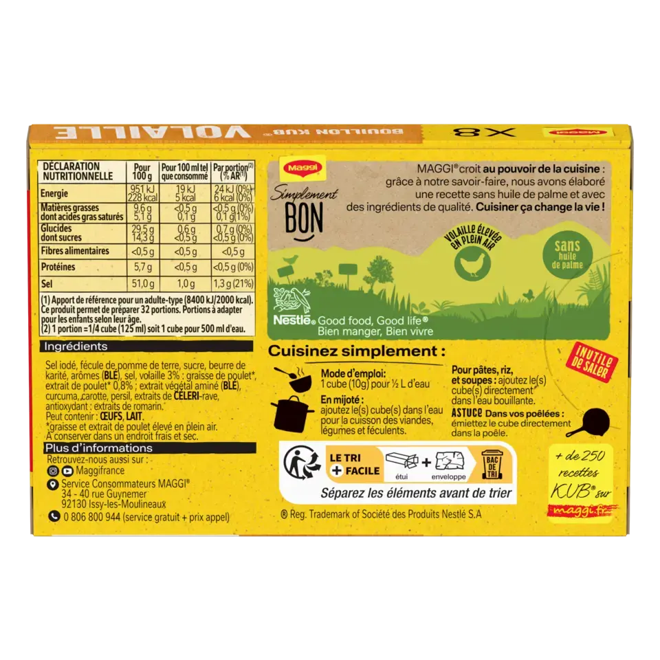 MAGGI Bouillon KUB Volaille 80g visuel-5