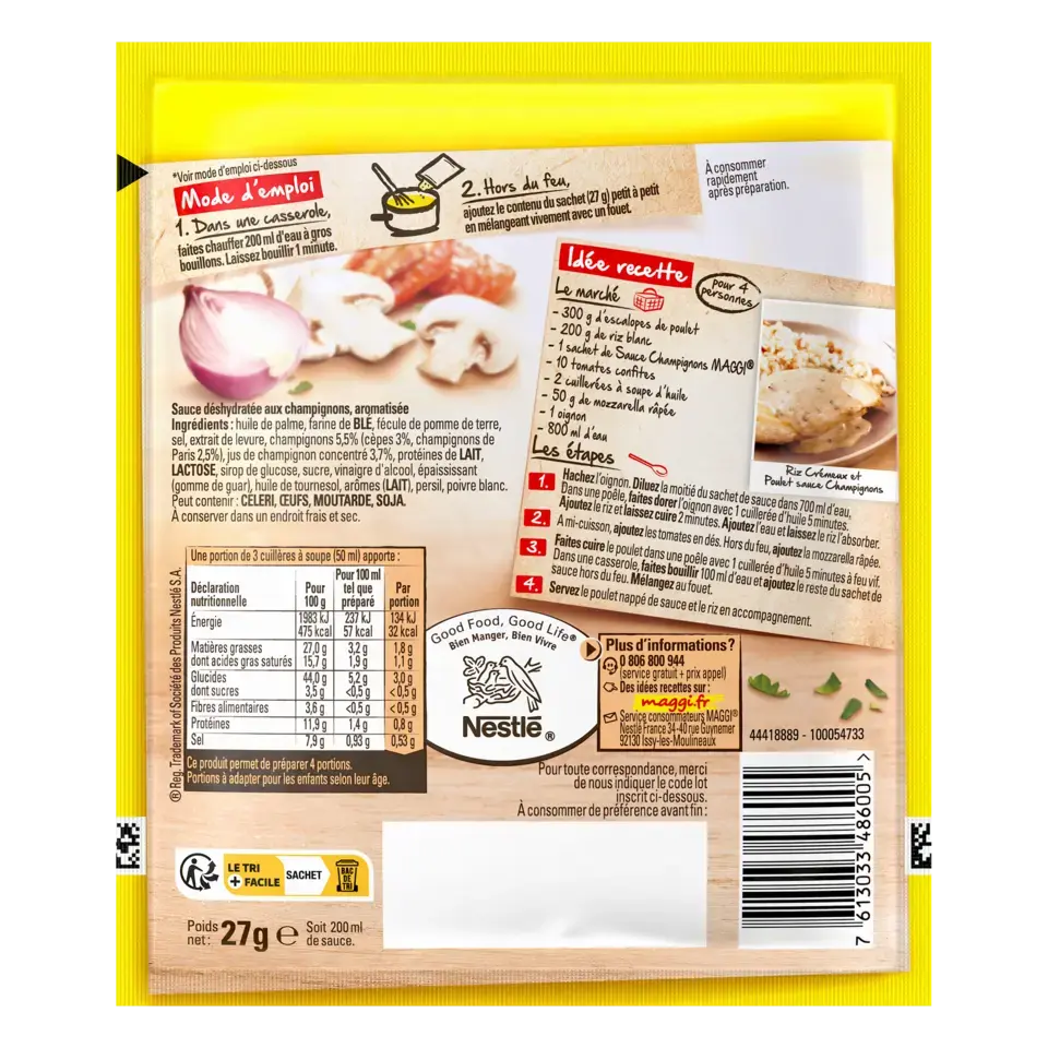 MAGGI Saveur à l'Ancienne Sauce Poivre Vert 30g