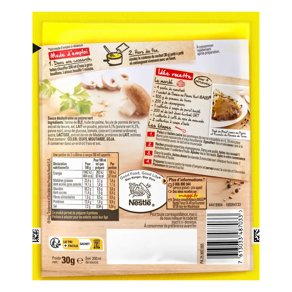 MAGGI Saveur à l'Ancienne Sauce Champignon 27g