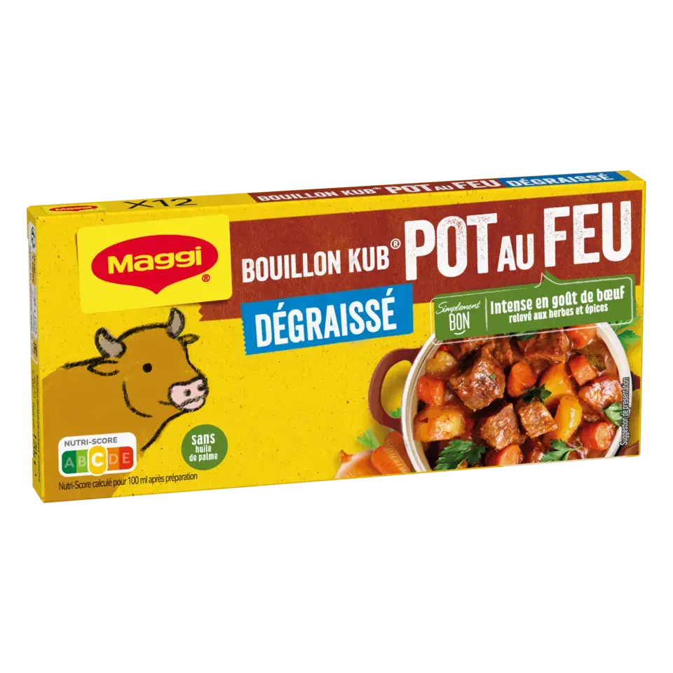 MAGGI Bouillon Pot-Au-Feu Fat Free Carton 20x120g FR